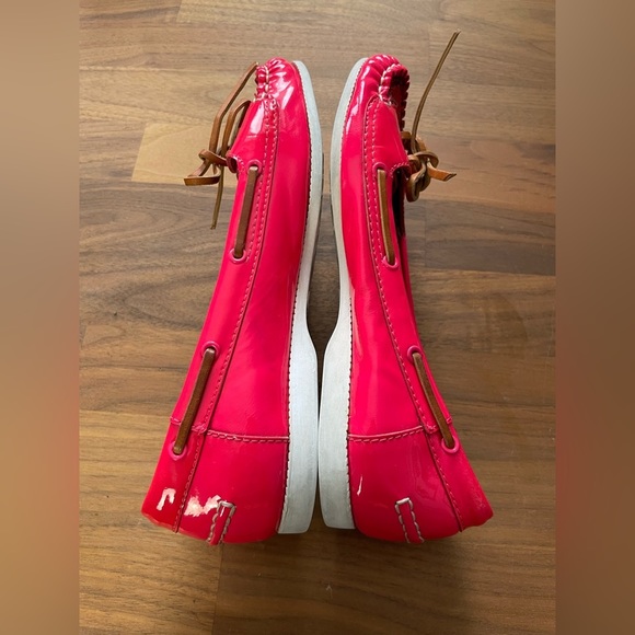 COACH Poppy cherry neon pink sequins loafers - Picture 7 of 12